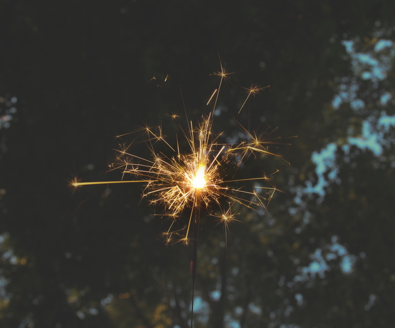 event, light, close-up, Bengali fire, illuminated, 4K, firework, glowing, outdoors, Sparks, nature, firework display, arts culture and entertainment, sky