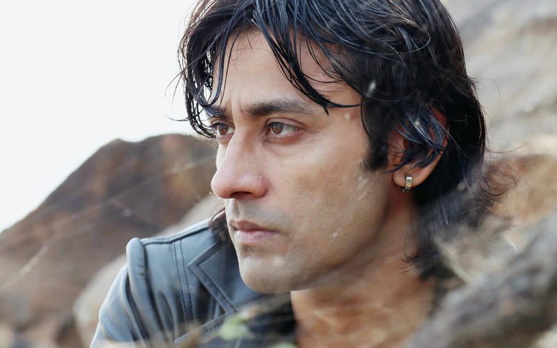 2K, alone, rajkumar patra, looking at viewer, Bengali actors, isolated, loneliness, Fashion model