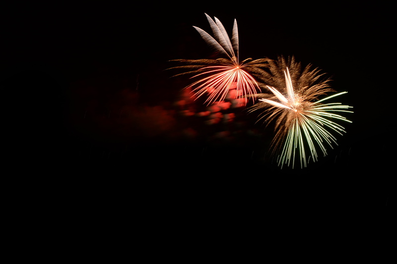 firework - man made object, colorful, celebration, festival, multi colored, new years eve, at night, sylvester, event, light, fireworks, night, long exposure