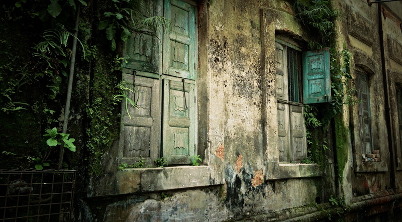 2K, bangladesh, architecture, closed, green color, building, built structure, green, weathered, house, Others, residential district, window, windows, town