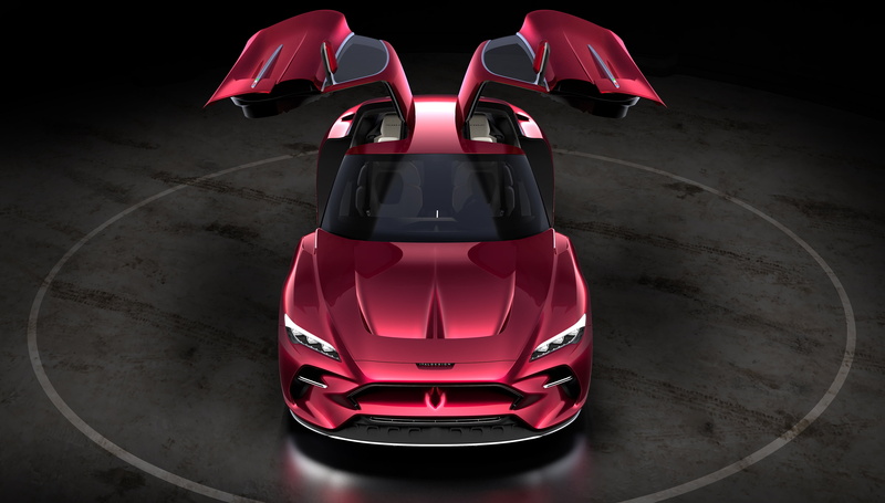 machine, lights, DaVinci, 2K, Italdesign, concept, sports car, door
