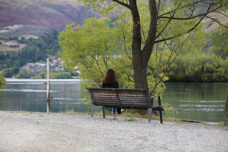 new zealand, tranquil Scene, real people, a separate, leisure activity, relaxation, river, lake, autumn, tranquility, new, water, 5K, park, rear view
