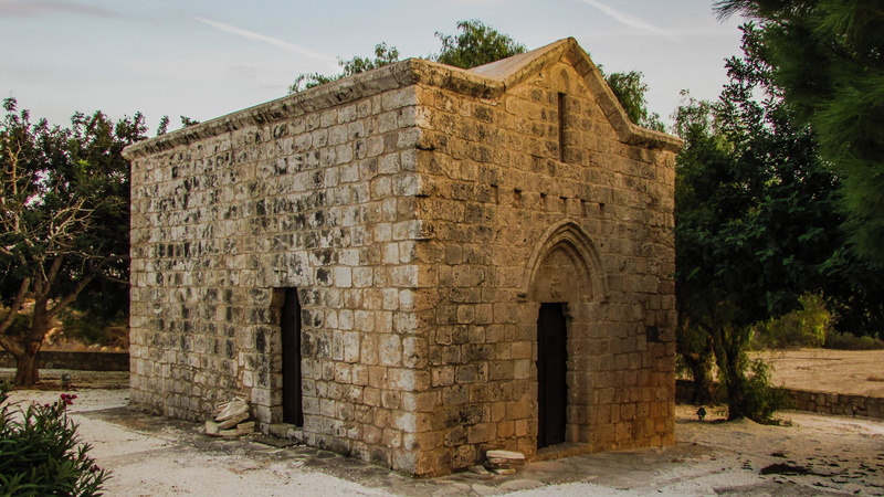 monument, religion, entrance, day, tree, Cyprus, architecture, 4K, no people, orthodoxy, outdoors, ayia varvara, the past, stone wall, ruined, wall, Ayia Napa