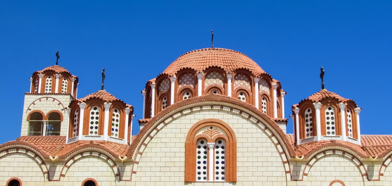 church, visit, history, ayia varvara, building exterior, paralimni, city, architecture, no people, religion, orthodox, dome, arch, nature, outdoors, building