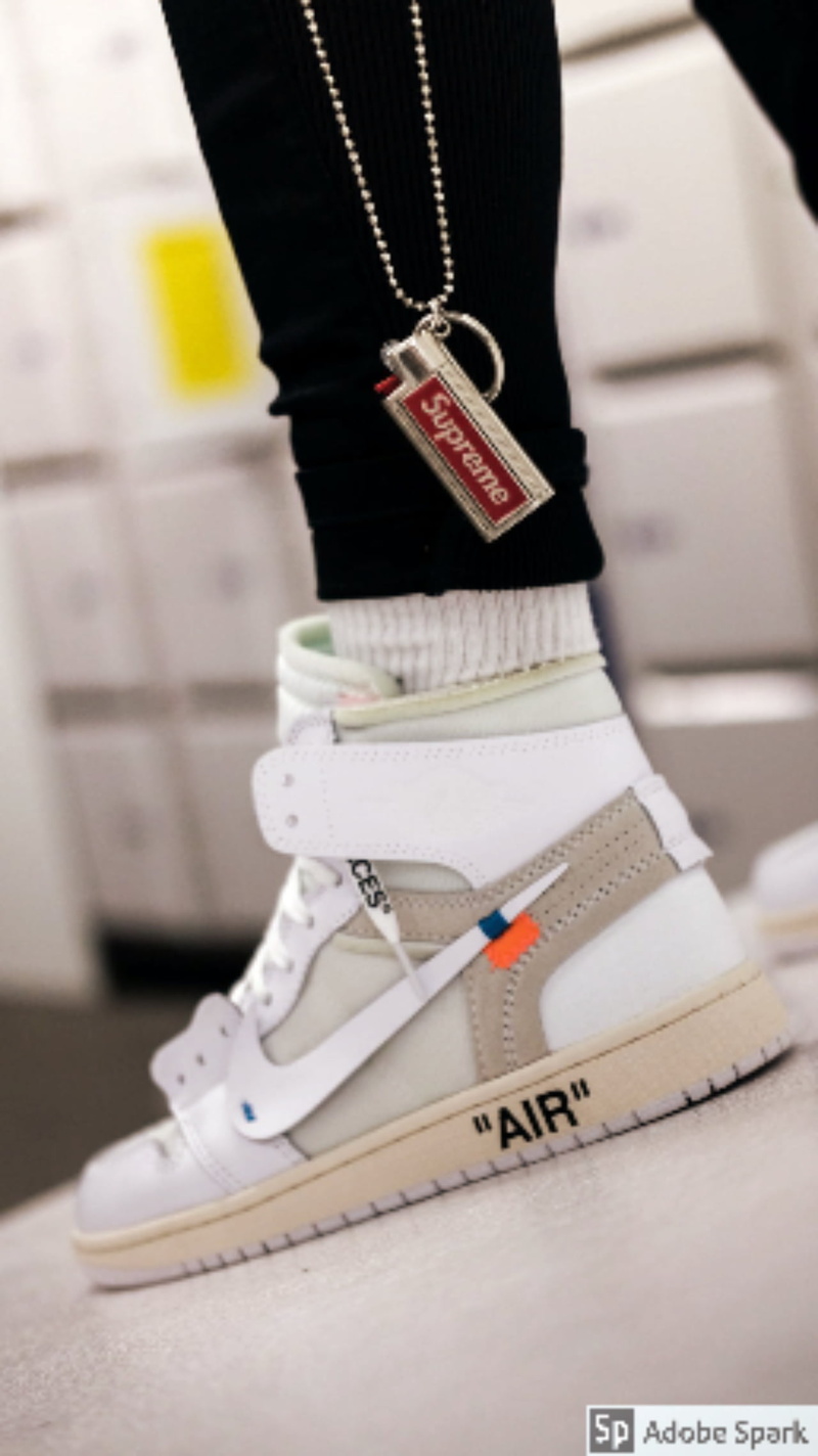 shoes, supreme, 1080P, Nike, black pants, white shoes, Off White