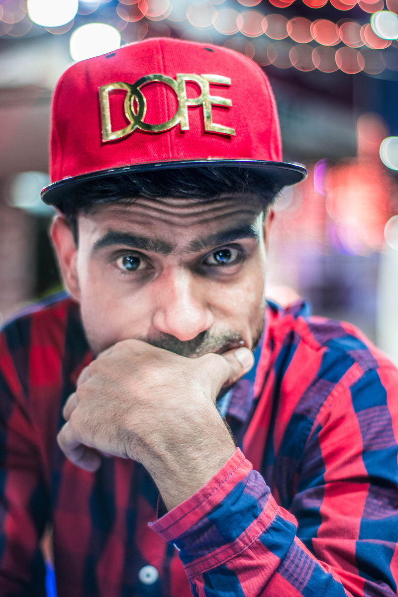 beard, 5K, hand, confidence, focus on foreground, photo, focus, headshot, bokeh, model, uniform, portrait, photoshoot, near, facial hair, clothing, man