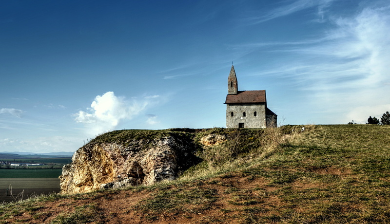no people, travel, slovakia, 5K, castle, cloud - sky, building, land, middle ages, building exterior, christianity, the past, fort, sky, edge, architecture