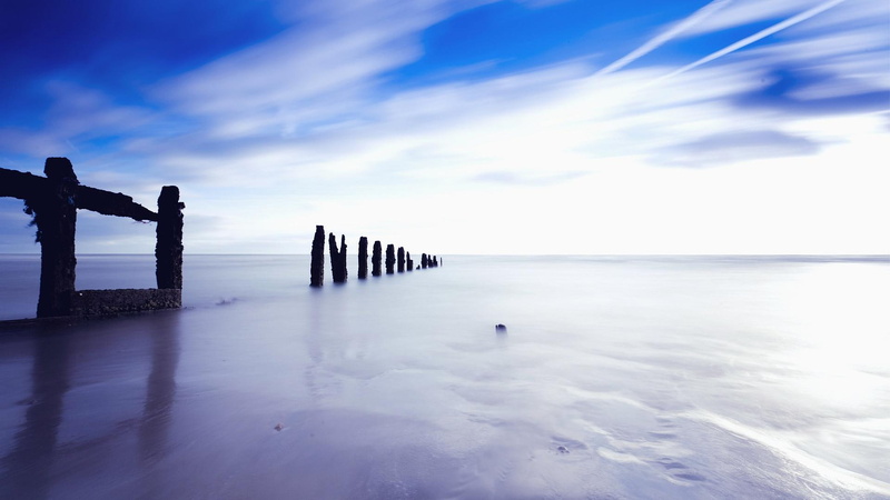 nature and landscapes, pier, 1080P, beach, old