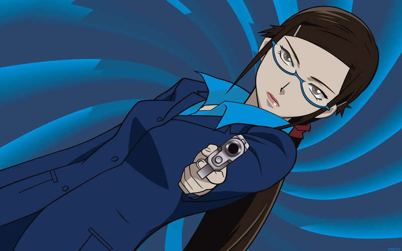 geometric shape, darker than black, protection, female, haired, threat, character, indoors, gun, nature, lighting equipment, close-up, day, glasses, brunette