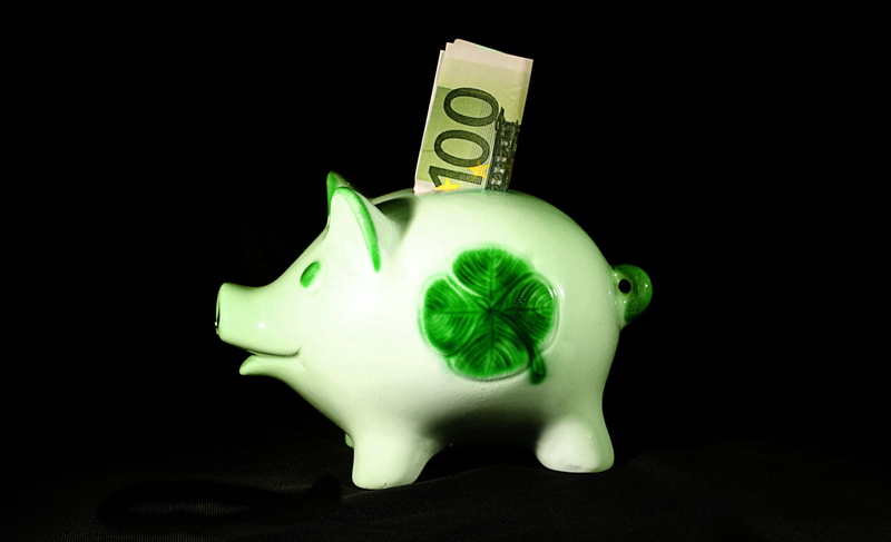 studio shot, black background, luxury, home finances, gift, bank note, 2K, porcelain, collect, 100, finance, sparscwein, world savings day, business, indoors