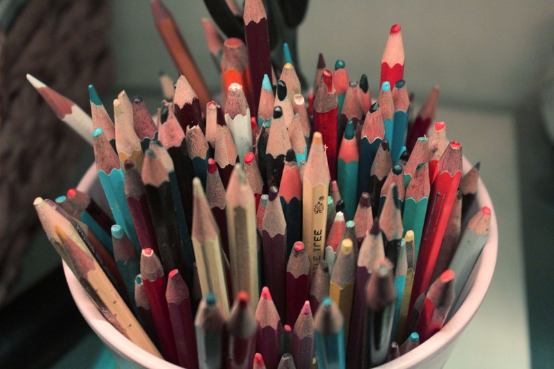 focus on foreground, craft, selective focus, art, choice, abundance, no people, high angle view, large group of objects, still life, creativity, variation