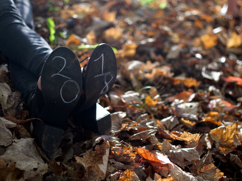 nature, sandals, human leg, change, girl, outdoors, dry, class, women, picture, leaves, shoes, graduated, close-up, portrait, day, united states, human body part