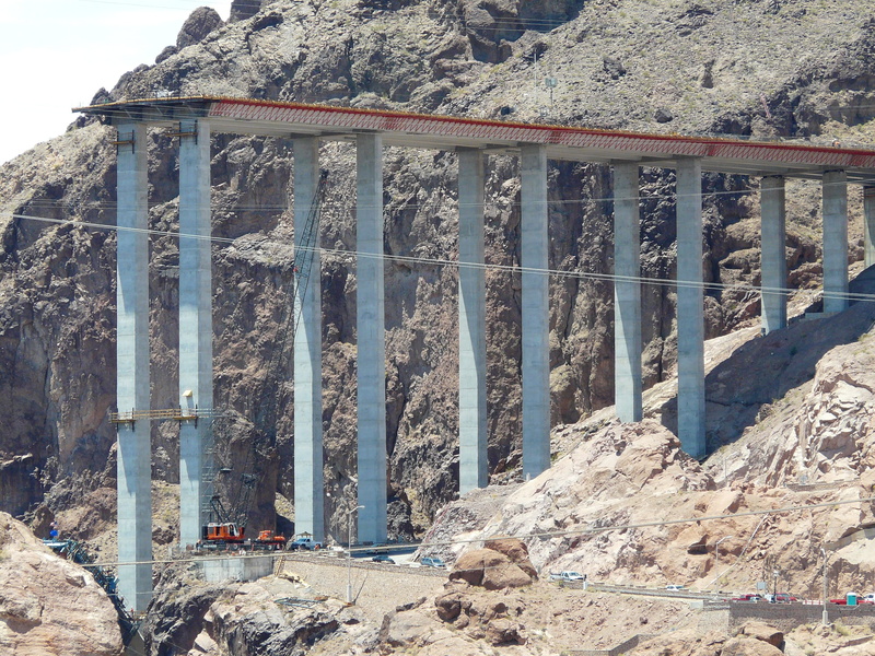 concrete, the past, construction site, winter, old, unfinished, no people, architectural column, angle, imperfect, photo, mountain, Road Construction, Road