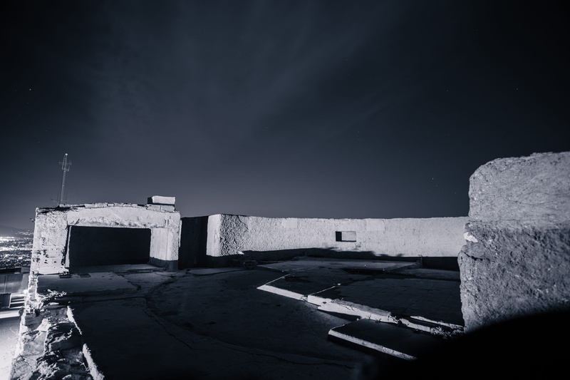 built structure, top of world, sky, building, 5K, city, night, nature, barca, barcelona, architecture, old, top, history, abandoned, the past, building exterior