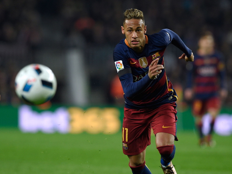 running, competition, clothing, sport, team sport, ball, soccer uniform, sports equipment, neymar   images, soccer field, stadium, 1080P, soccer player