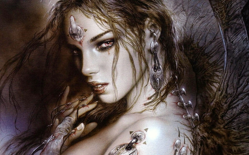 women, royo, luis, 1080P, fantasy