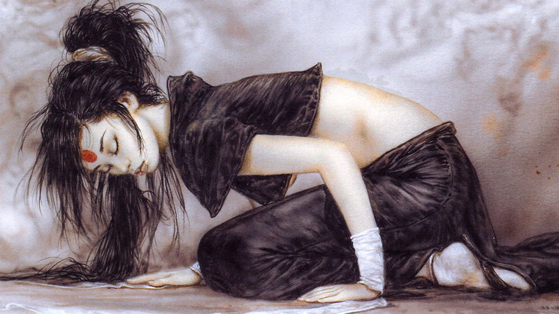 fantasy, royo, 1080P, women, art, luis, asian