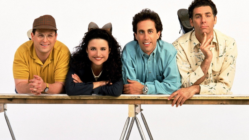 Jerry Seinfeld, Michael Richards, 1080P, TV Show, Seinfeld, Jason Alexander, Julia Louis-Dreyfus