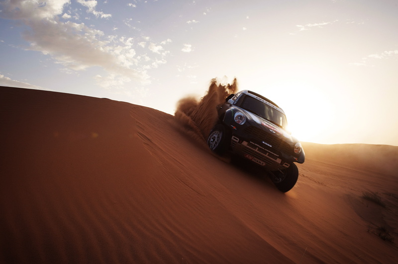 Dune, Sport, The sun, Mini Cooper, Race, SUV, Sand, Auto, Dakar, Light, 2014, X-raid, Black, Rally, 2K, Mini