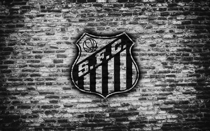 4K, Logo, Santos FC, Soccer, Emblem