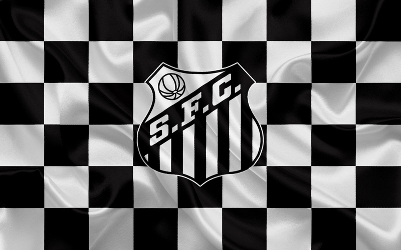 Logo, Soccer, Emblem, 4K, Santos FC