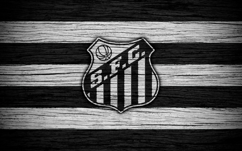 Emblem, Logo, Soccer, Santos FC, 4K