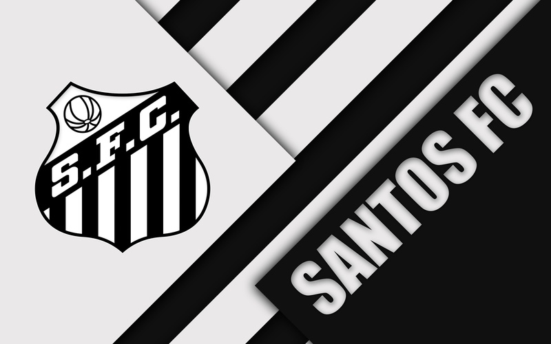 4K, Santos FC, Logo, Emblem, Soccer