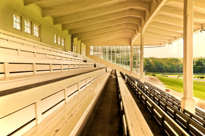 seats, direction, düsseldorf, day, the way forward, modern, columnar, roof construction, absence, nature, wooden, brown, diminishing perspective, benches