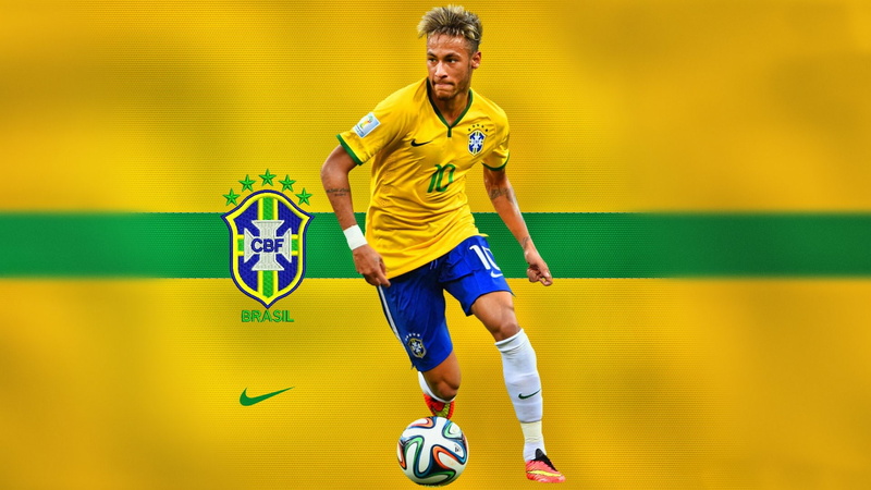Football, soccer player, Neymar, Barcelona, blurred motion, athlete, competition, ball, soccer ball, sports clothing, Brazil, sports equipment, playing