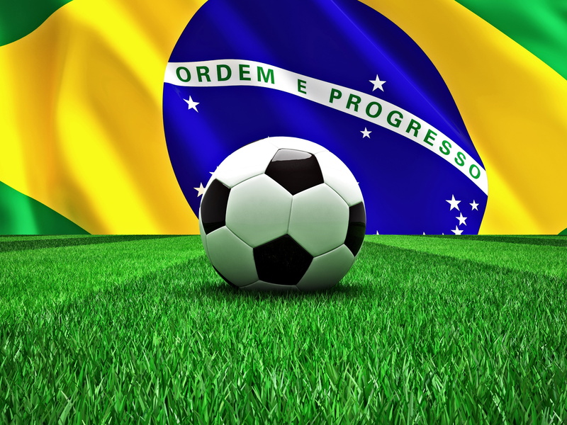 competitive sport, nature, FIFA, team sport, 2014, football, World Cup, the ball, green color, no people, soccer, ball, 4K, soccer uniform, Brazil, plant