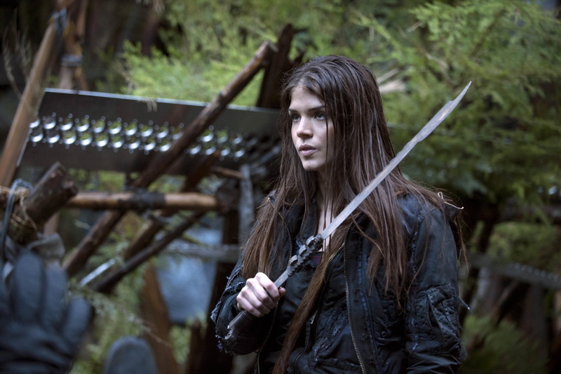 actress, The 100, Marie Avgeropoulos, 2K, warrior, women, sword