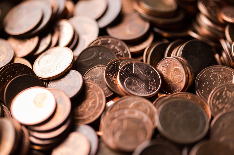 backgrounds, economy, metal, close-up, coin, large group of objects, shadow, dime, wealth, still life, light, 5K, currency, no people, money, geometric shape