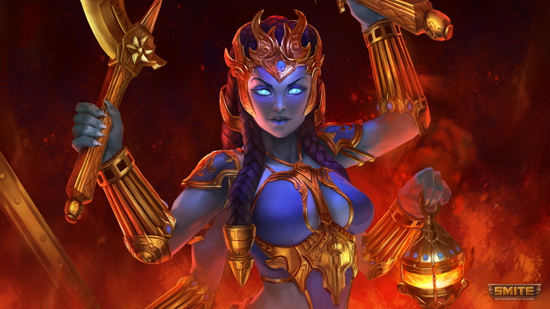 Kali (Smite), Video Game, 4K, Smite