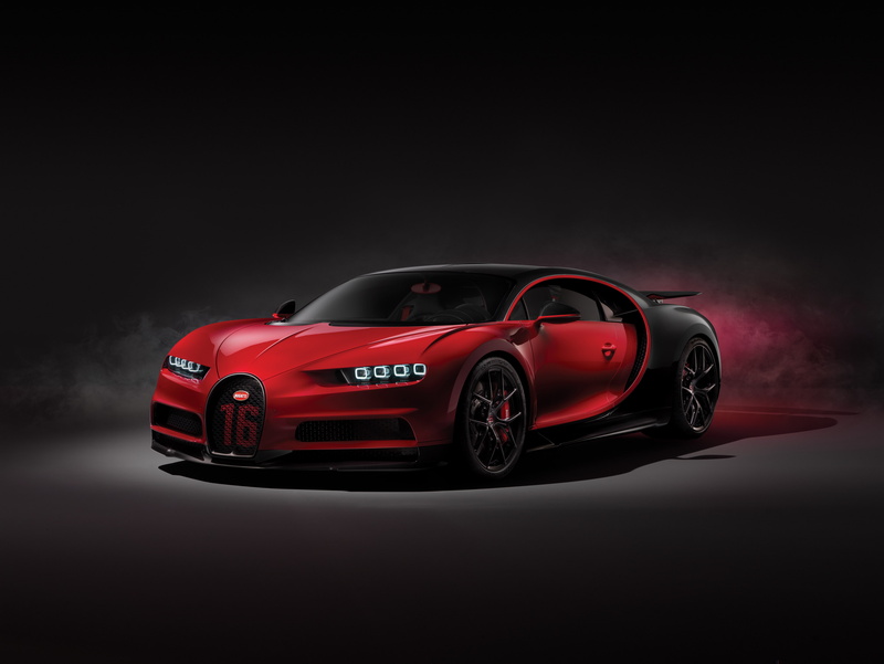 Geneva Motor Show, car, 4K, sports, 2018, red, 4K, Bugatti Chiron Sport