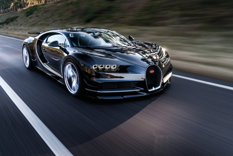Vehicle, Car, Bugatti Chiron, Black Car, Supercar, Bugatti, 1080P, Sport Car