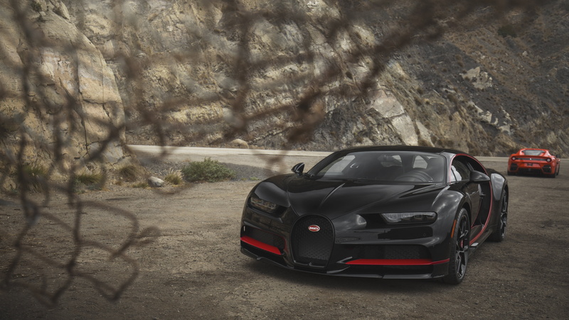 plant, tree trunk, car, Black, travel, Bugatti, land vehicle, tree, motion, RED, transportation, no people, Chiron, motor vehicle, trunk, VAG, day, sunlight