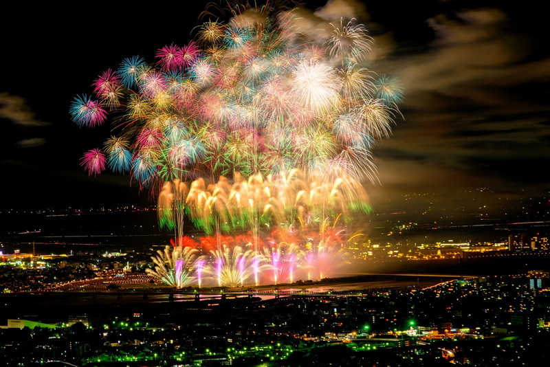 fireworks, light, 720P, night, d 039 artifice, feu, sky