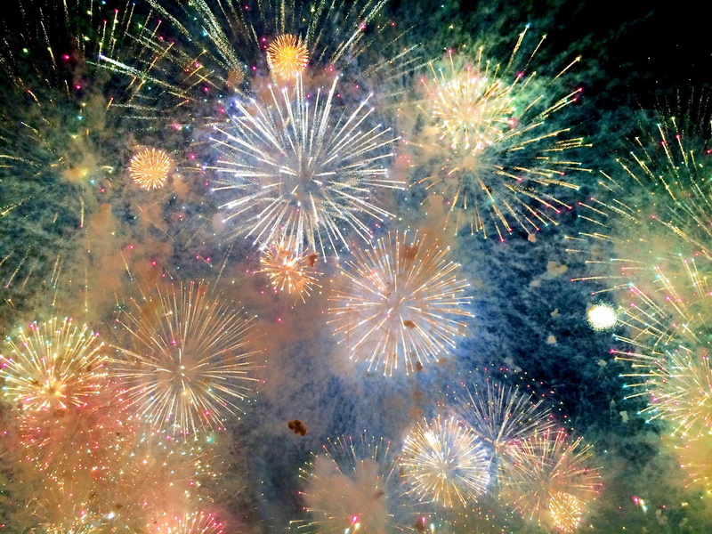 feu, night, fireworks, light, sky, d 039 artifice, 1080P