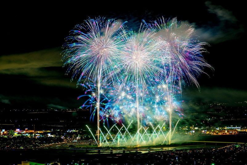 720P, fireworks, light, feu, night, d 039 artifice, sky