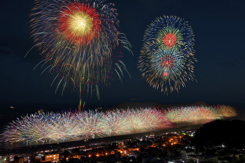 night, 1080P, fireworks, light, feu, sky, d 039 artifice