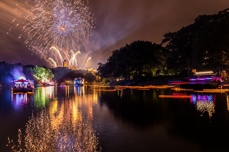sky, 1080P, light, feu, night, d 039 artifice, fireworks