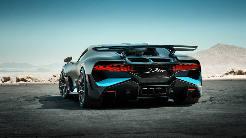 back, hypercar, 4K, Bugatti Divo, view, Divo, 2019 Bugatti Divo