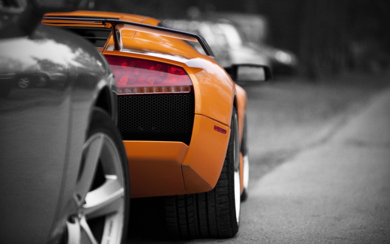 lamborghini, murcielago, colorsplash, 2K, hd, cars
