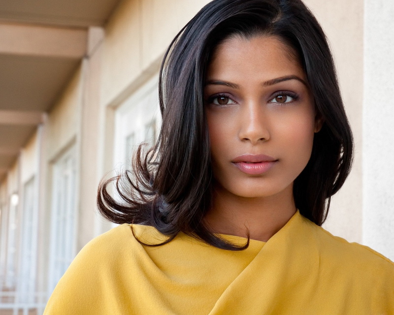 Actress, Freida Pinto, Brown Eyes, Actresses, Indian, 720P, Brunette, Face