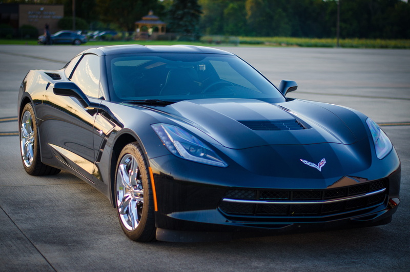 corvette, expensive, convertible, vehicle, road, show, artdisney, stationary, chevrolet, blue, white, tire, racecar, open, land vehicle, race, transport