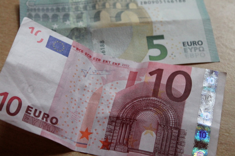 finance and economy, currency, corporate business, economy, Dollar Bill, no people, Currency, wealth, close-up, paper money, finance, 5 euro, Euro, euro