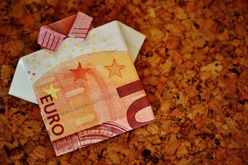 paper, change, leaves, indoors, communication, business, autumn, finance, text, currency, still life, wealth, dollar bill, gift, cash and cash equivalents