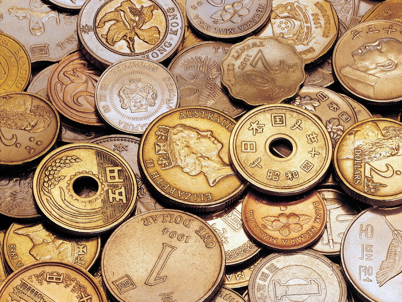 abundance, shape, wealth, finance, 1080P, high angle view, denomination, full frame, banking, indoors, variation, close-up, currency, gold Colored, no people