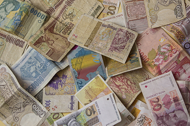 variation, still life, paper currency, large group of objects, abundance, indoors, business, finance, banknote, money, lot, full frame, human representation