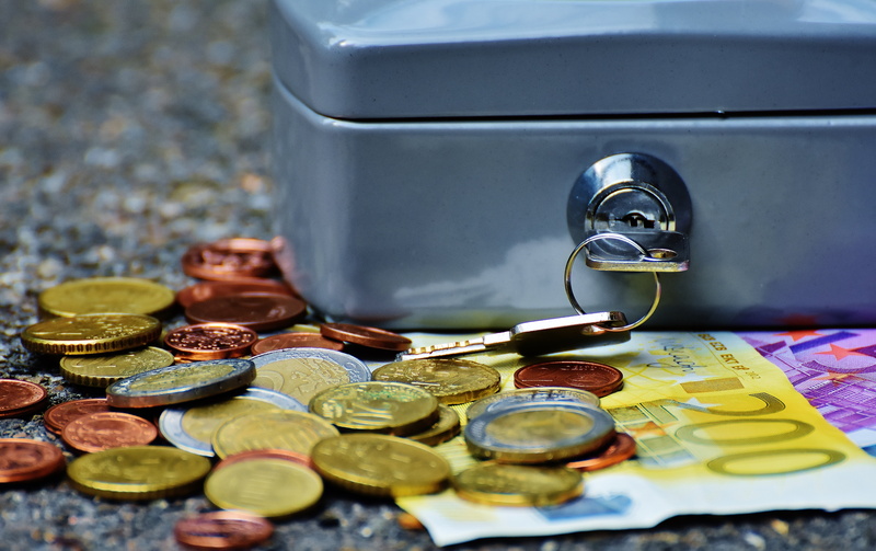 business finance and industry, money box, euro, money, wealth, assorted, no people, cash box, checkout, currency, coin, selective focus, cash and cash equivalents